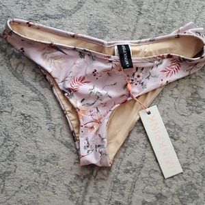 Mink pink ruffle swim bottoms NWT